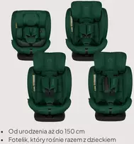 Lionelo automobilinė kėdutė Bastiaan i-Size 360°, ISOFIX, 40–150 cm, 0–36 kg