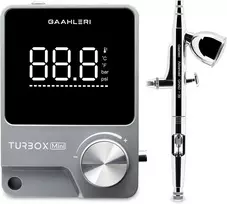 Gaahleri aerografo ir kompresoriaus rinkinys su 0,35 mm antgaliu GHAD-39