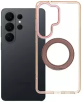 Oem Dėklas na Samsung S26 Ultra Frame Circle Stand zgodne su MagSafe auksinė