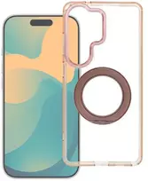 Oem Dėklas Samsung A56 Frame Circle Stand, suderinamas su MagSafe, auksinis