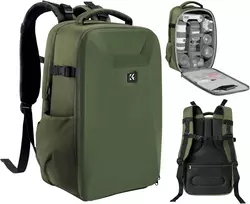K&F CONCEPT fotoaparato kuprinė 22 l su kietu korpusu ir vieta 15,6 col. nešiojamajam kompiuteriui KF13.134V3