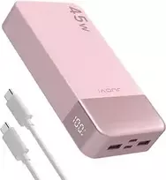 JUOVI išorinė baterija 20000 mAh 45 W USB-C su 4 prievadais ir LED ekranu J2621