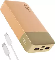JUOVI išorinė baterija 20000 mAh 45 W su 4 USB jungtimis J2621B