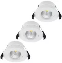 Šakotuvas Shelly PbS · Hilux DS8 LED įleidžiama lempa · Rinkinys 3 vnt. · 2200-6500K · CRI95 · 600lm · BT · WLAN · balta (Shelly_PbS_DS8_w_3er)