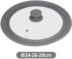 Universalus keptuvės dangtis 24/26/28 cm, 401015010, Vassary