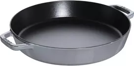 STAUB Ketaus keptuvė su dviem rankenomis, 34 cm, grafitas