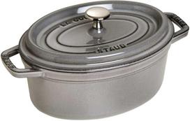 STAUB LA COCOTTE Ketaus puodas ovalus 2,35 l, grafitas