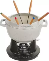 STAUB Fondue rinkinys 20 cm, triufelis