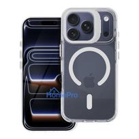 Case for iPhone 15 PRO Lens Mag Cover compatible with MagSafe white