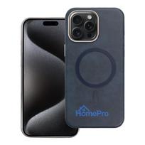 Case for iPhone 15 PRO MAX Gentleman Mag Cover compatible with MagSafe navy blue