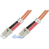 DIGITUS LC / LC Fiber Optic Multimode Patch Cord OM4 10 m Orange