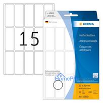 HERMA Multi-purpose labels white 20x50 mm removable 360 pcs.