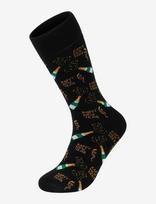 Lindbergh - New Year Bamboo Sock - Įprastos kojinės - Juoda