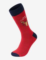 Lindbergh - Christmas Bamboo Sock - Įprastos kojinės - Raudona