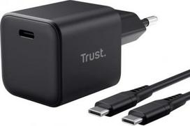MOBILE CHARGER WALL MAXO 65W/USB-C BLACK 26046 TRUST 26046 | 8713439260465