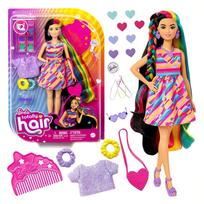 Barbė lėlė su ilgais plaukais ir aksesuarais „Totally Hair”, HCM90