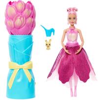Barbie lėlė tulpių puokštėje su aksesuarais „Petal Pop“, JMF57