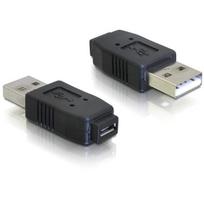 Adapteris Delock USB-micro to USB Micro USB female, USB 2.0 A male
