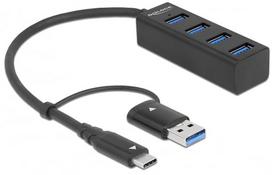 USB šakotuvas Delock 4 Port USB 3.2 Hub