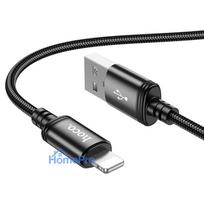 Cable USB A to Lightning Hoco 2,4A 1 m X89 black