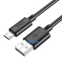 Cable USB A to Micro USB Hoco 2,4A 1 m X88 black