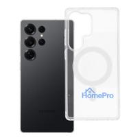 Case for Samsung S25 ULTRA Clear Mag Cover (MID) compatible with MagSafe transparent