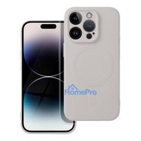 Case for Samsung A56 Silicone Mag Cover compatible with MagSafe (camera protection) grey titatnium