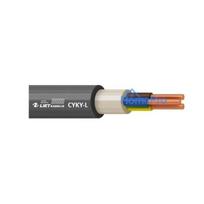 Cable Lietkabelis CYKY-L, 5 x 1.5 mm², black