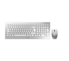 Cherry DW 8000 RF Wireless Silver Keyboard White QWERTZ DE