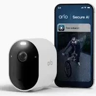 Arlo Pro 6 2025 Edition Netzwerk-berwachungskamera 2K HDR wetterfest Auen/Innen wei