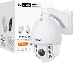 INSTAR IN-9420 2K+ 14092 IP-berwachungskamera LAN WLAN PoE 2560x1440 Pixel PTZ