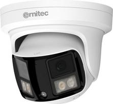 Ernitec Wolf Ultra 8MP Turret 190 Lens & IR/White Light 30m/20m, PoE, IP66 - NDAA (0070-08129)