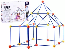 Konstrukciniai blokeliai LARGE STRAWS 81el vamzdis ZA3873