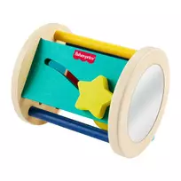 Medinis lavinamasis roleris Fisher-Price Wooden Crawl After Roller JKH17