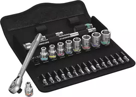 Wera Zyklop 8100 SA 11 1/4  28 pieces - Metal ratchet set
