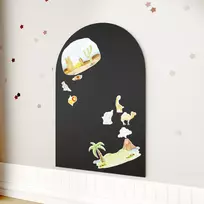 Priklijuojama magnetinė lenta „Arka“, juoda, 95 × 76 cm