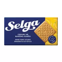 Bananų skonio sausainiai SELGA, 180 g