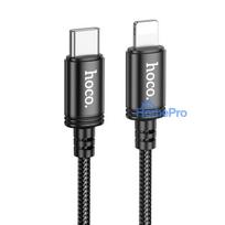 Cable USB C to Lightning Hoco PD 27W 2 m X89 black