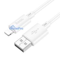 Cable USB A to Lightning Hoco 2,4A 2 m X88 white