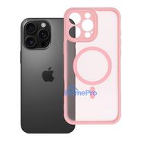 Case for iPhone 16 PRO MAX Full Matte Mag Cover compatible with MagSafe light pink
