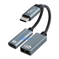 MicroConnect USB-C to USB-C PD and USB-A 5715063180235