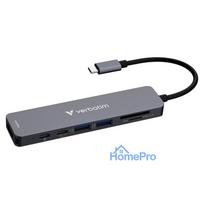 D VERBATIM USB-C Essentials Multiport Hub 7 Anschlüsse