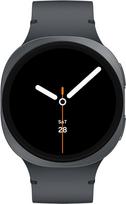 Samsung Galaxy Watch8 - 44 mm - Carbon-Schwarz - intelligente Uhr mit Sportband - Gummi - Graphit - Bandgre: M/L - Anzeige 3.7 cm (1.47) (SM-L335FDAADBT)