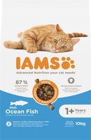 IAMS sausas maistas katėms su jūros žuvimi, 10 kg 1 kg(sveriamas)