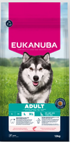Eukanuba Life Care Adul Large sausas maistas didelių veislių šunims su lašiša ir miežiais, 12 kg