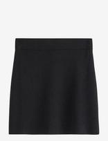 Lindex - Skirt Celia Merino Wool - Trumpas sijonas - Juoda