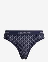 Calvin Klein - Thong - Stringai - Tamsiai mėlyna