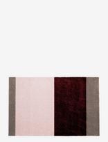 Tica Copenhagen - Floormat, Stripes Bordeaux//Rose/Sand, 60X90X0,7 Cm - Durų kilimėlis - Rožinė