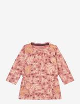 Noppies - Girls Dress Faura L/Sl -Aop - Suknelė kūdikiui ilgomis rankovėmis - Rožinė