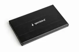 Gembird EE2-U3S-3 saugojimo diskų korpusas HDD korpusas Juoda 2.5"